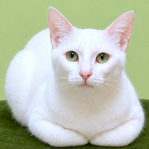SILKY SNOWEE, Adoptable, Young Female Turkish Angora.