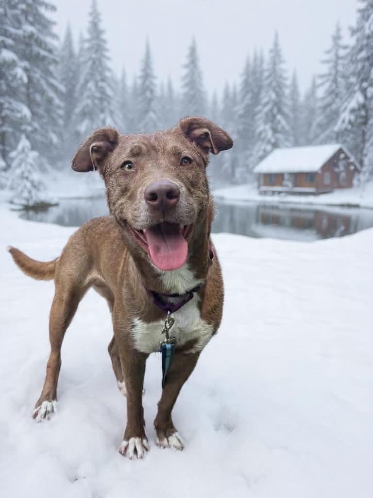 Lainey, Adoptable, Adult Female Husky & Pit Bull Terrier.