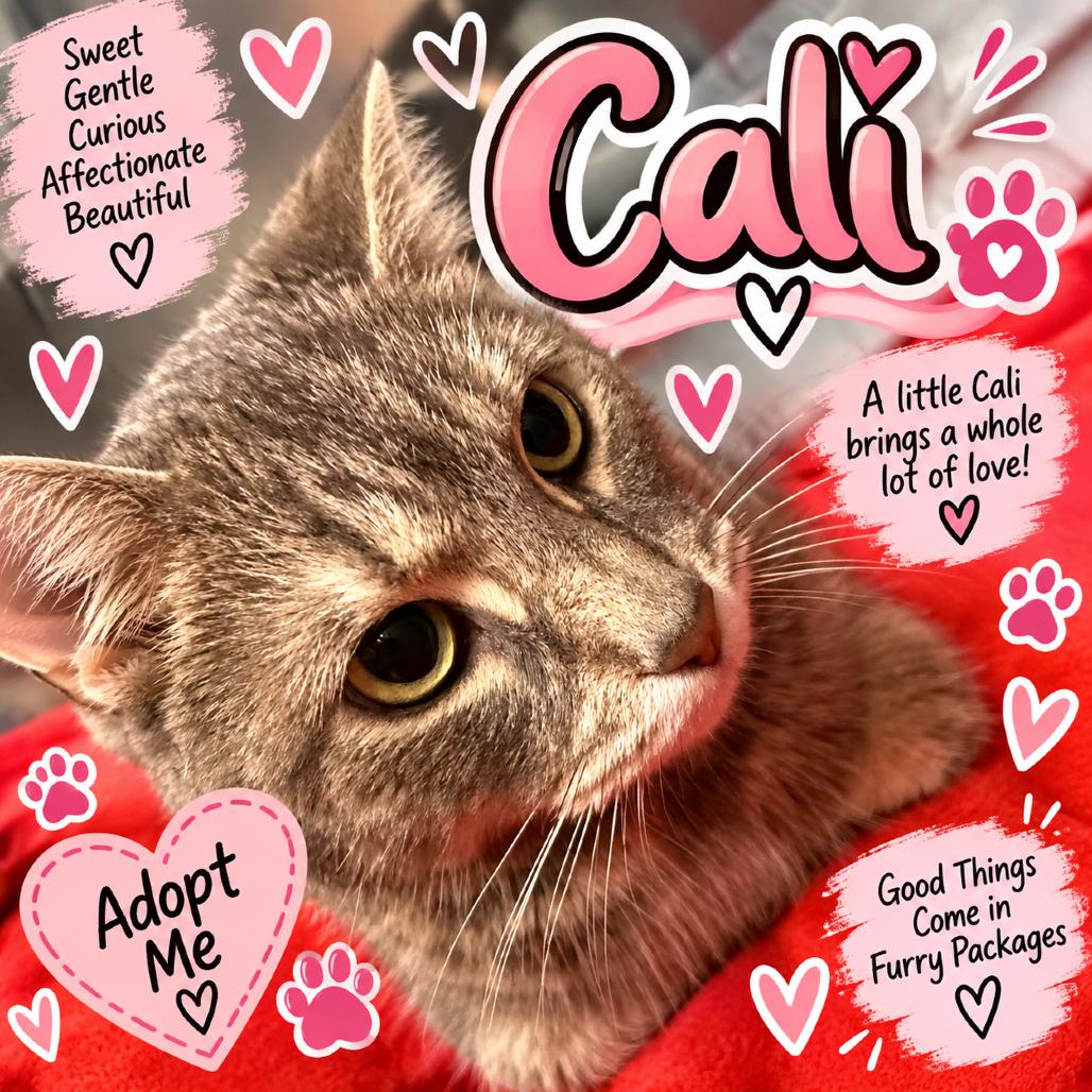 Enlarge Cali, a Adoptable Domestic Short Hair in Waldorf, MD image 2/2