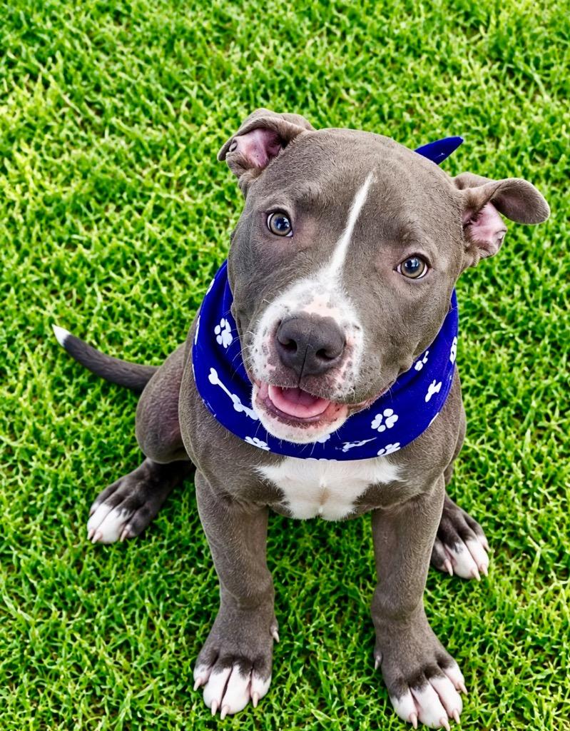 Lady Bug, Adoptable, Puppy Female Pit Bull Terrier.