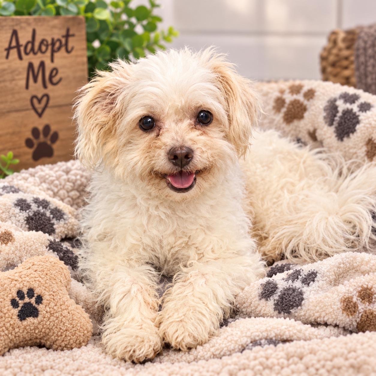Oscar, Adoptable, Adult Male Terrier & Poodle.