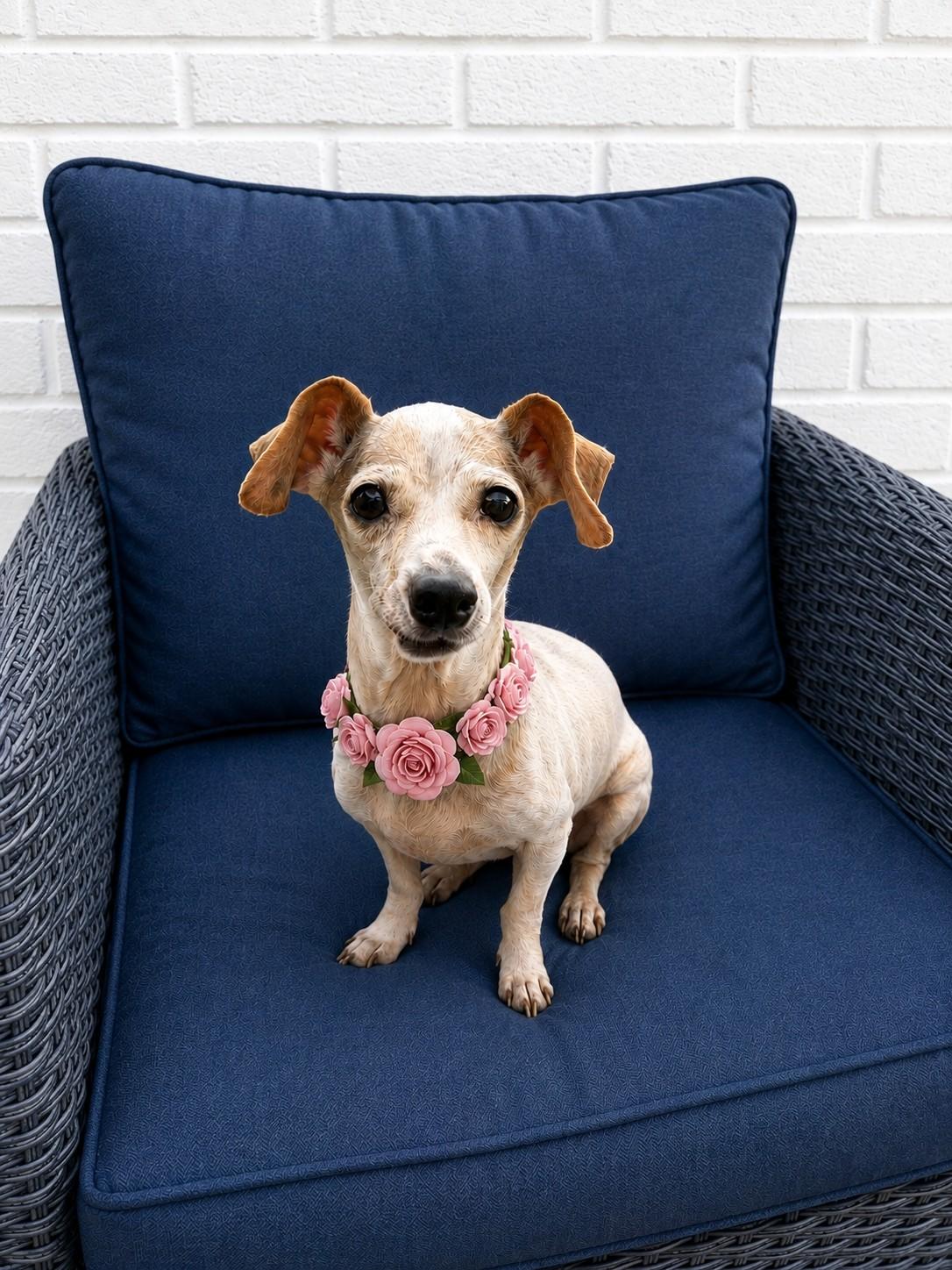 Mimi, ADOPTABLE, Adult Female Dachshund & Chihuahua.
