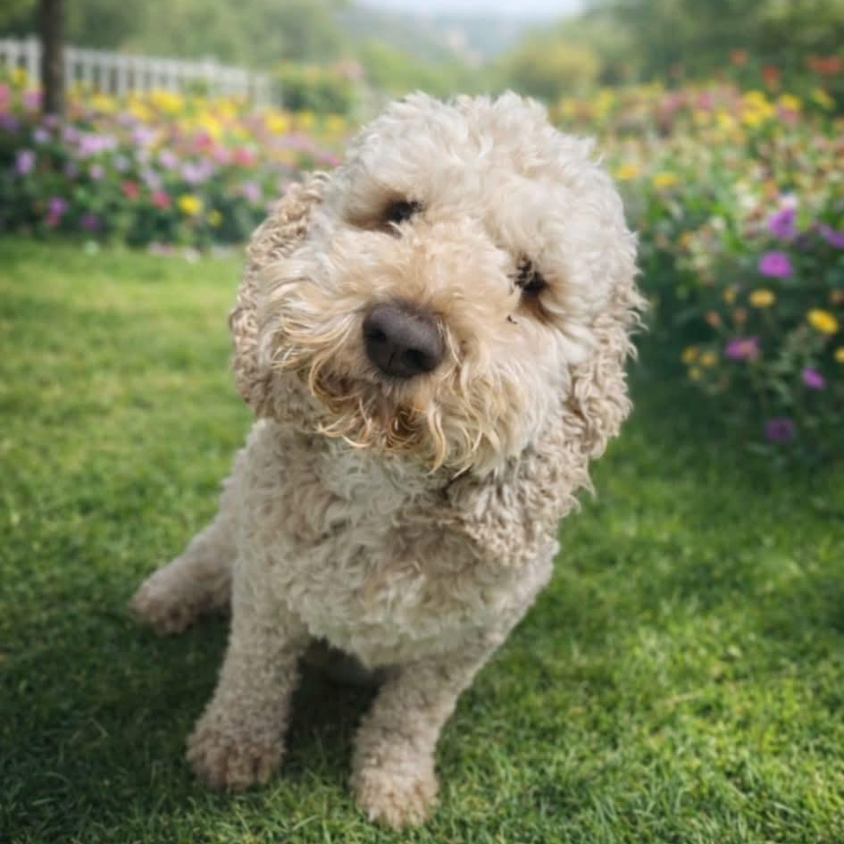 Maximus, adopted, Adult Male Poodle.