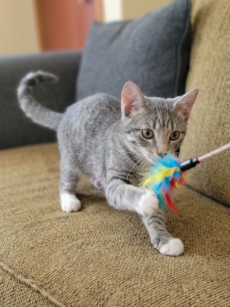 Enlarge Clove - Playful kitten, a Adoptable Domestic Short Hair in Eagle, WI image 4/5