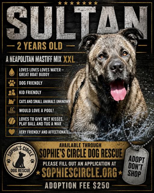 Sultan, a ADOPTABLE mixed breed in New Smyrna Beach, FL image 5/6