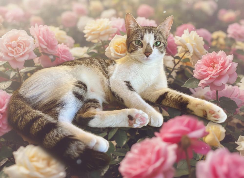 Enlarge Mama Butterball, a Adoptable Domestic Short Hair in Blanchard, OK image 6/6