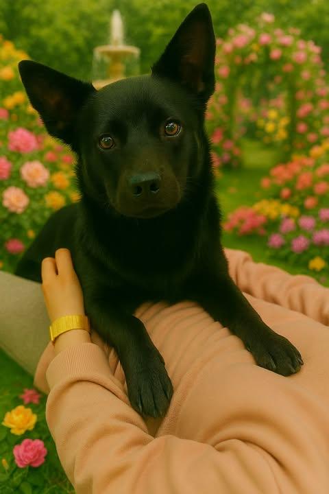 Enlarge Bagel Babies - Chocolate Chip, a Adoptable German Shepherd Dog in Ashville, OH image 1/3