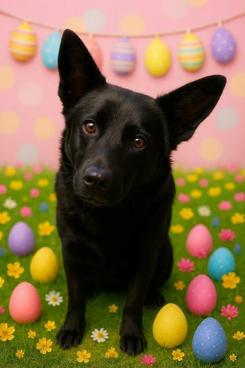 Enlarge Bagel Babies - Chocolate Chip, a Adoptable German Shepherd Dog in Ashville, OH image 3/3