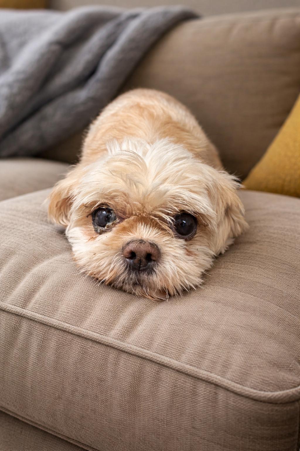 Gigi, ADOPTABLE, Senior Female Shih Tzu.