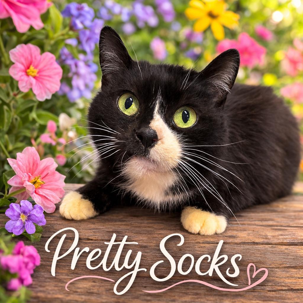 Enlarge Pretty Socks, a Adoptable mixed breed in East Ridge, TN image 1/1
