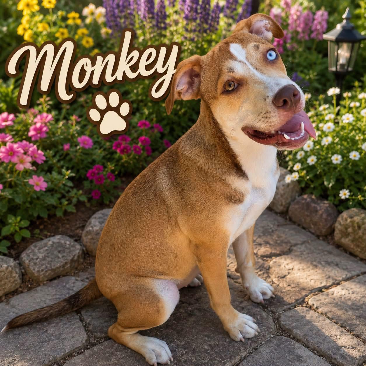 Monkey, Adoptable, Puppy Female Husky.