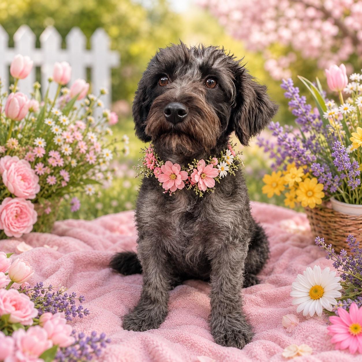 Nisha, ADOPTABLE, Young Female Havanese & Miniature Poodle.