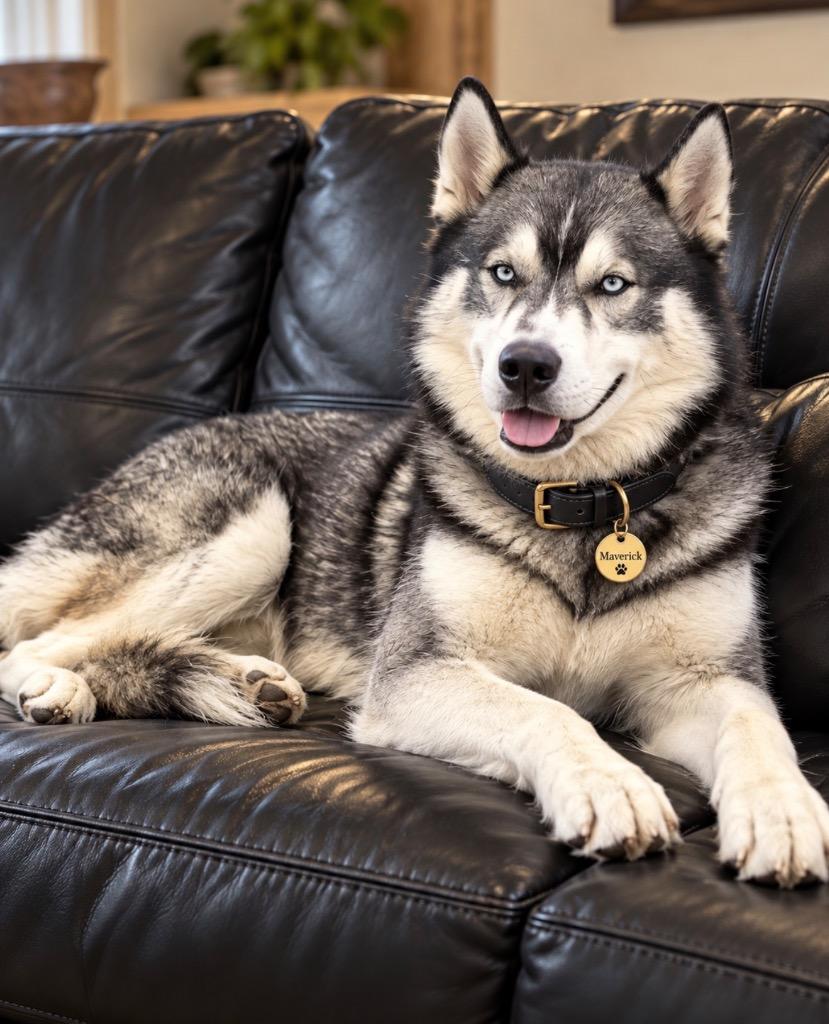 Enlarge Maverick, a Adoptable Husky in Centralia, IL image 2/3