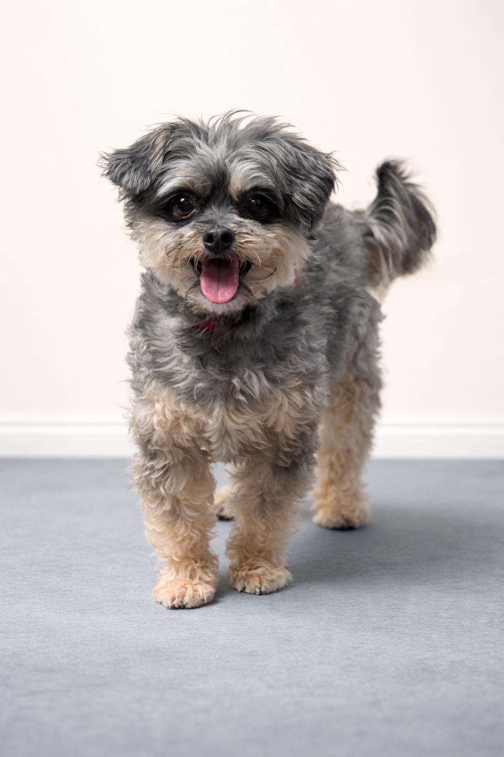 LoveBug, adopted, Senior Female Shih poo & Yorkie Poo.