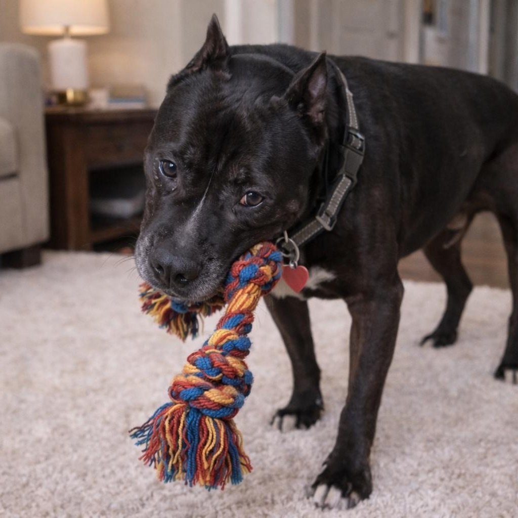 Enlarge Bruce – Smart, Handsome and Loves to Cuddle!! (Fostered in Claremont, NH), a Adoptable mixed breed in Portland, ME image 4/4