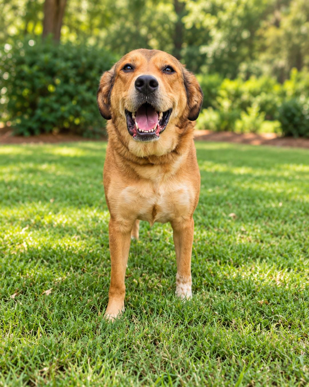 Eevee, Adoptable, Adult Female Labrador Retriever & Australian Shepherd.