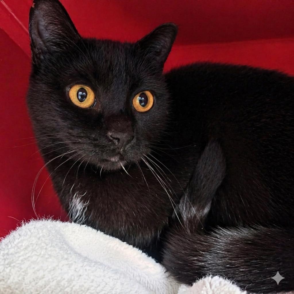 Enlarge Joan (Barn Cat), a Adoptable Domestic Short Hair in Laramie, WY image 2/2
