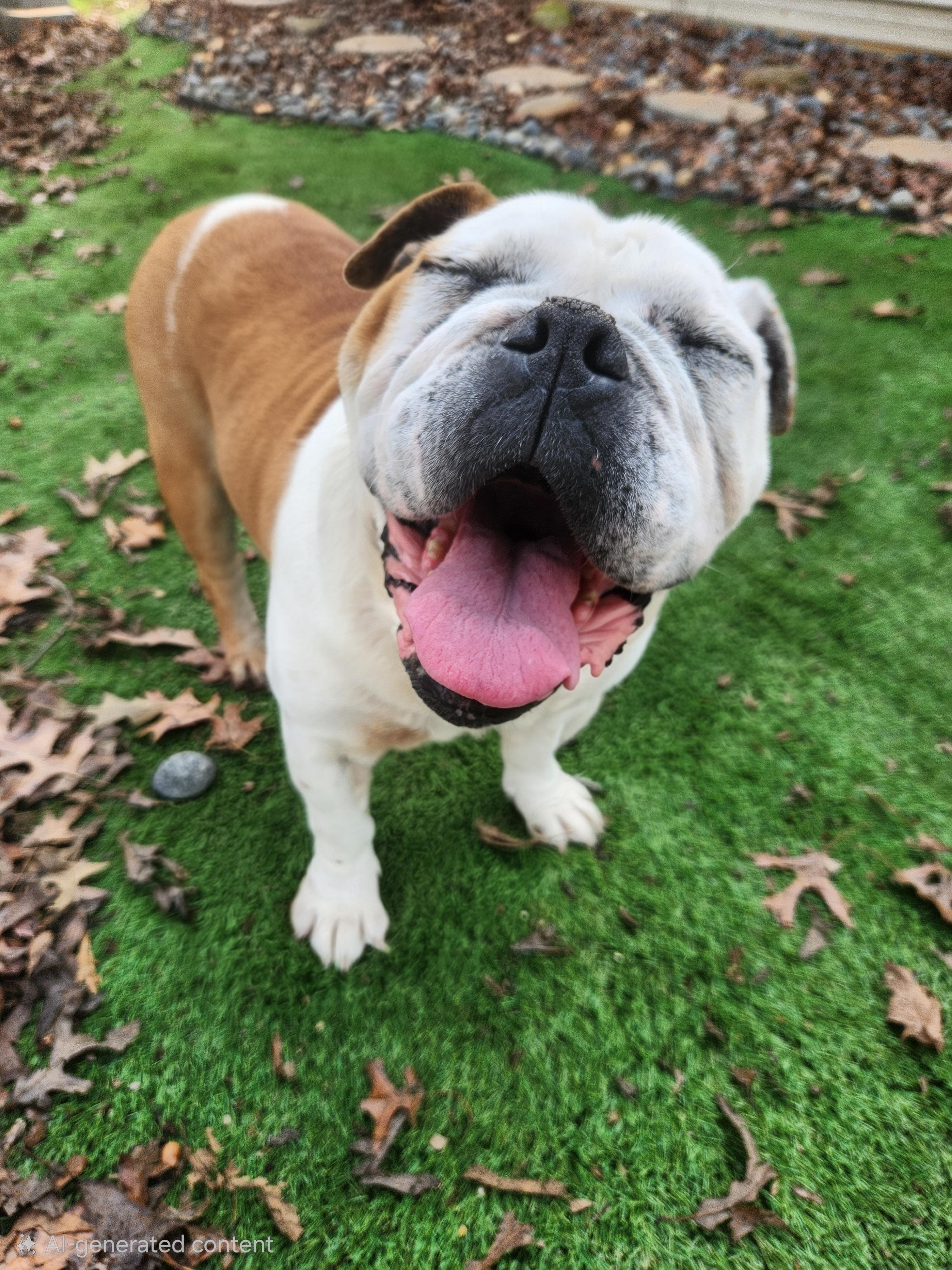 Pebbles , ADOPTABLE, Adult Female English Bulldog.