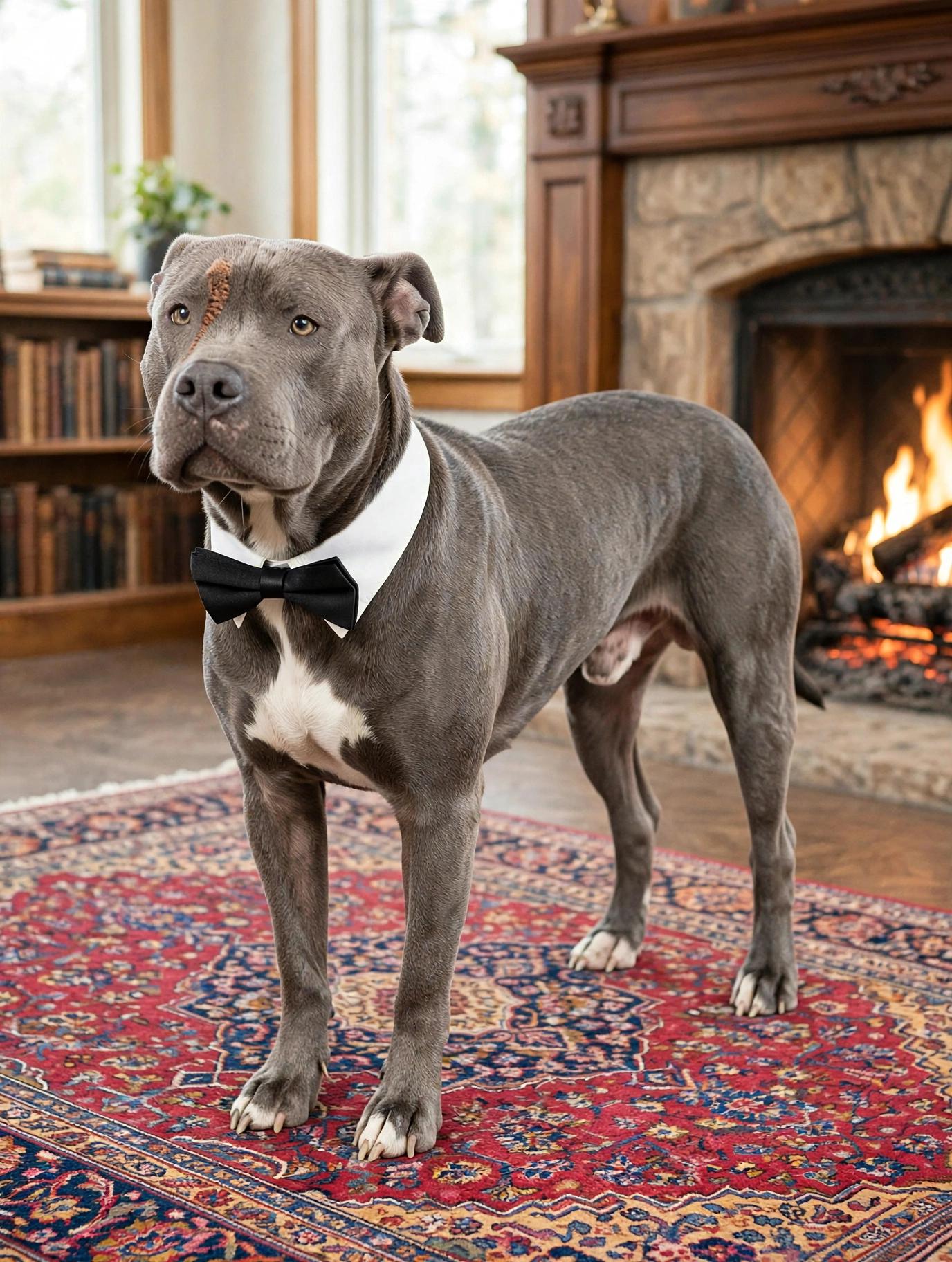 Oscar Humble Gentle Adult Quiet Sweetheart, Adoptable, Adult Male American Bulldog.