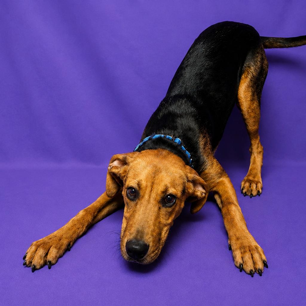 Ragnar, Adoptable, Young Male Hound & Mixed Breed.