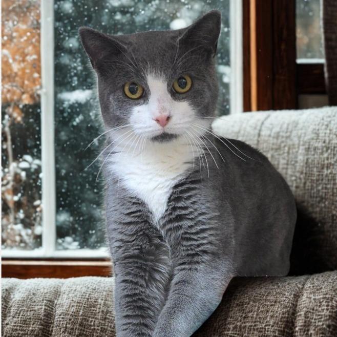 Enlarge Kale 25-1670, a Adoptable Domestic Short Hair in Yanceyville, NC image 1/2