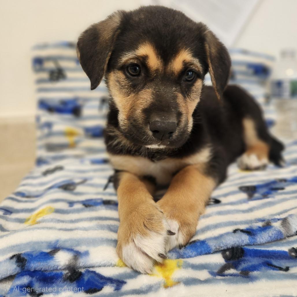 Manhattan, adoptable, Puppy Male German Shepherd Dog & Mixed Breed.
