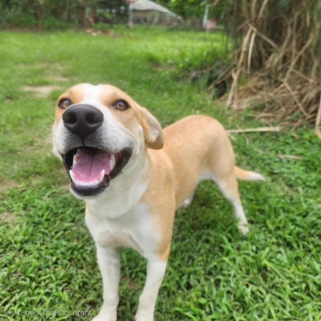 Lark, Adoptable, Puppy Female Hound & Labrador Retriever.
