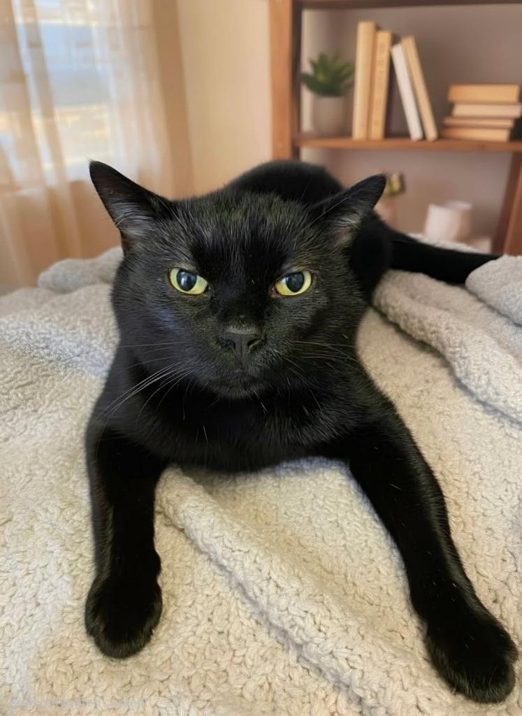 Severus Snape, Adoptable, Young Male Domestic Short Hair.