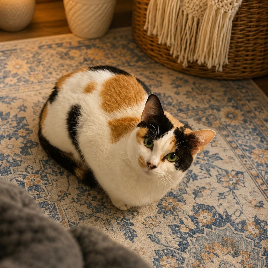 Sheba, Adoptable, Adult Female Calico.
