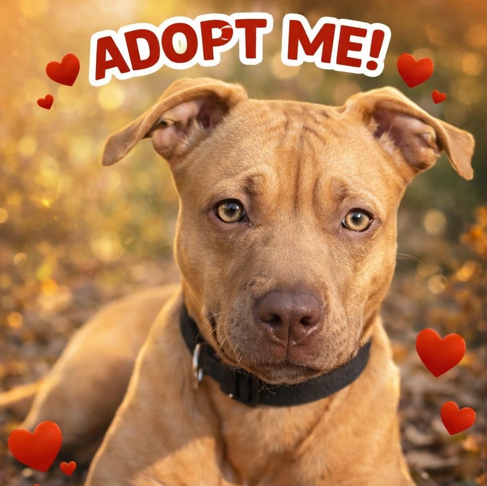 Harriet, ADOPTABLE, Young Female Labrador Retriever & Pit Bull Terrier.