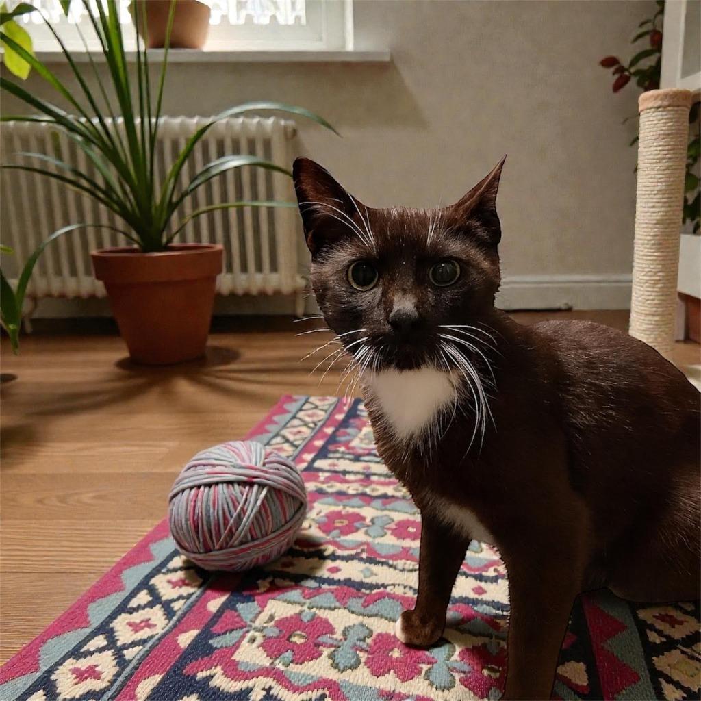 Janis, Adopted, Young Female Domestic Short Hair.