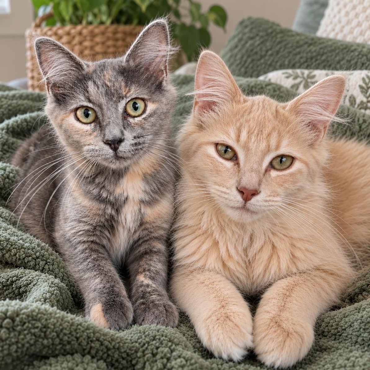 Enlarge Mr. Fluff & Ms. Fluff, a ADOPTABLE mixed breed in Bethel, CT image 1/6