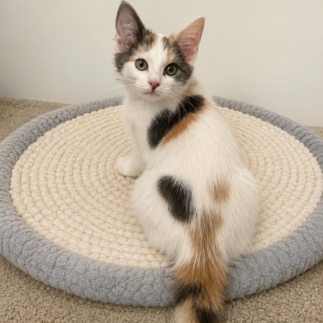 Lady, Adopted, Kitten Female Domestic Short Hair.