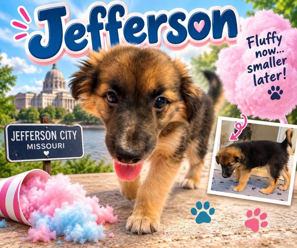 Jefferson, Adoptable, Puppy Male Mixed Breed.