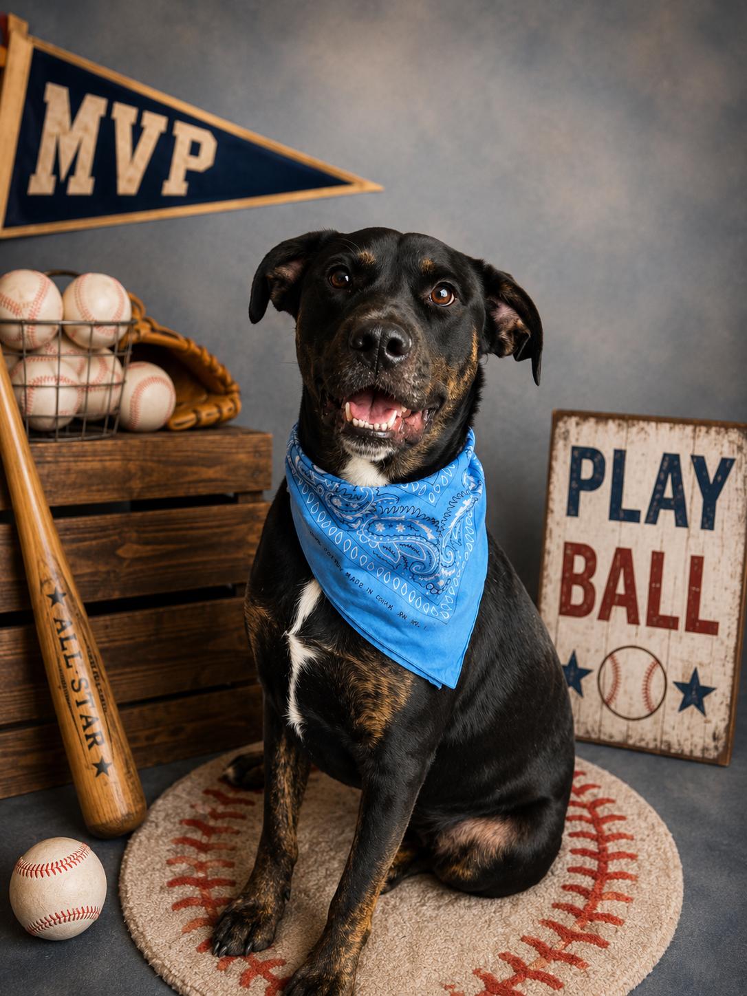 Rickey Henderson, Adoptable, Young Male Rottweiler.