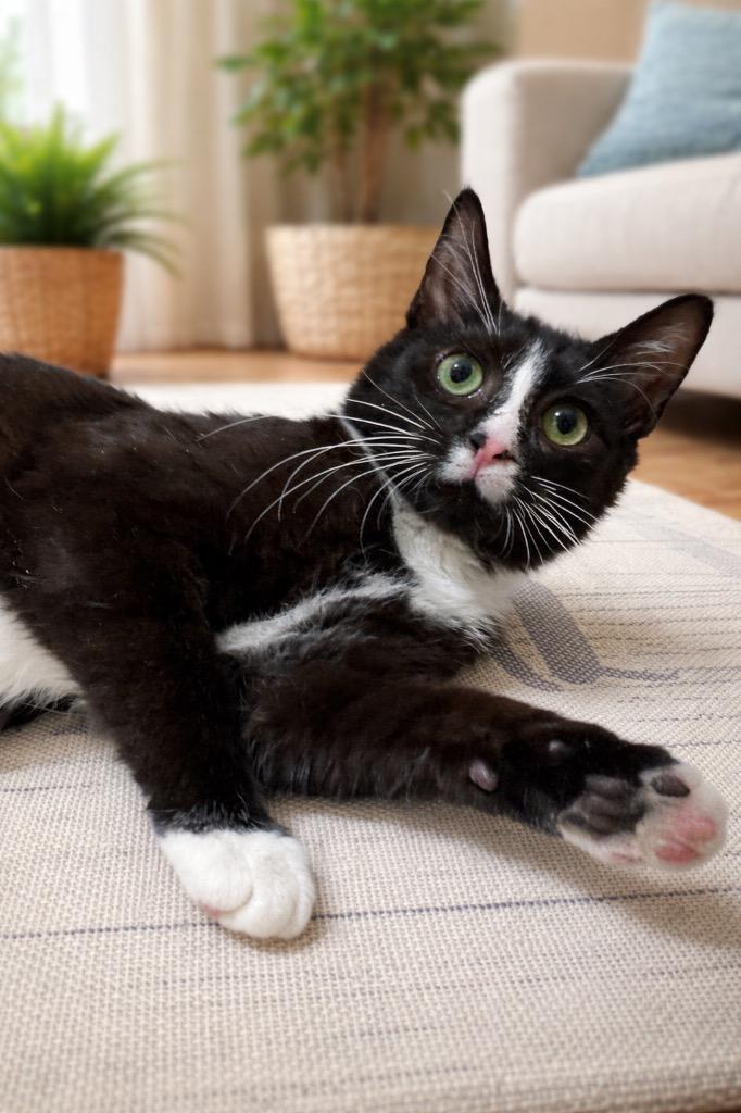 Blitzen, Adoptable, Young Male Domestic Short Hair.