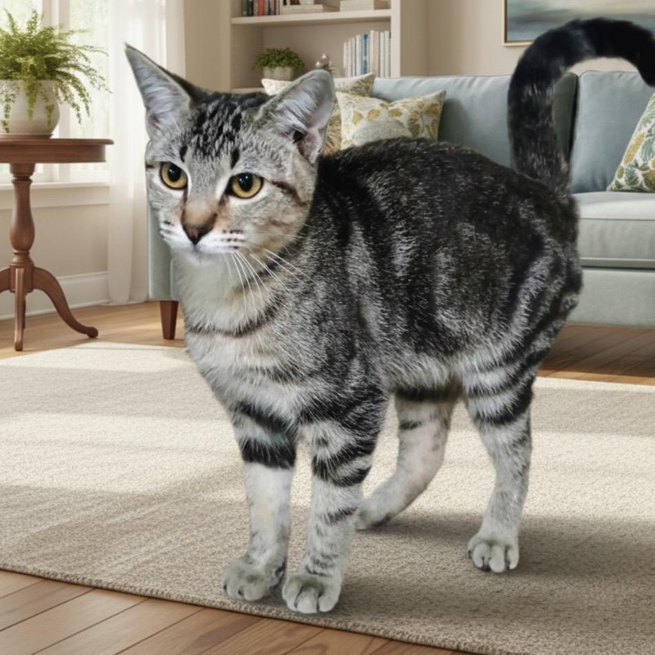 Marina INDOOR ONLY , adopted, Kitten Female Domestic Short Hair.
