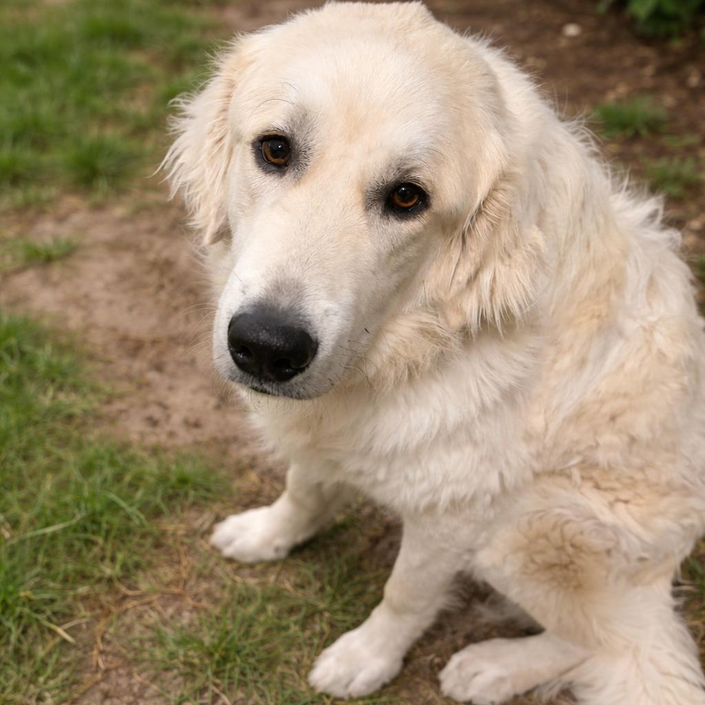 Desi, Adoptable, Adult Male Great Pyrenees.