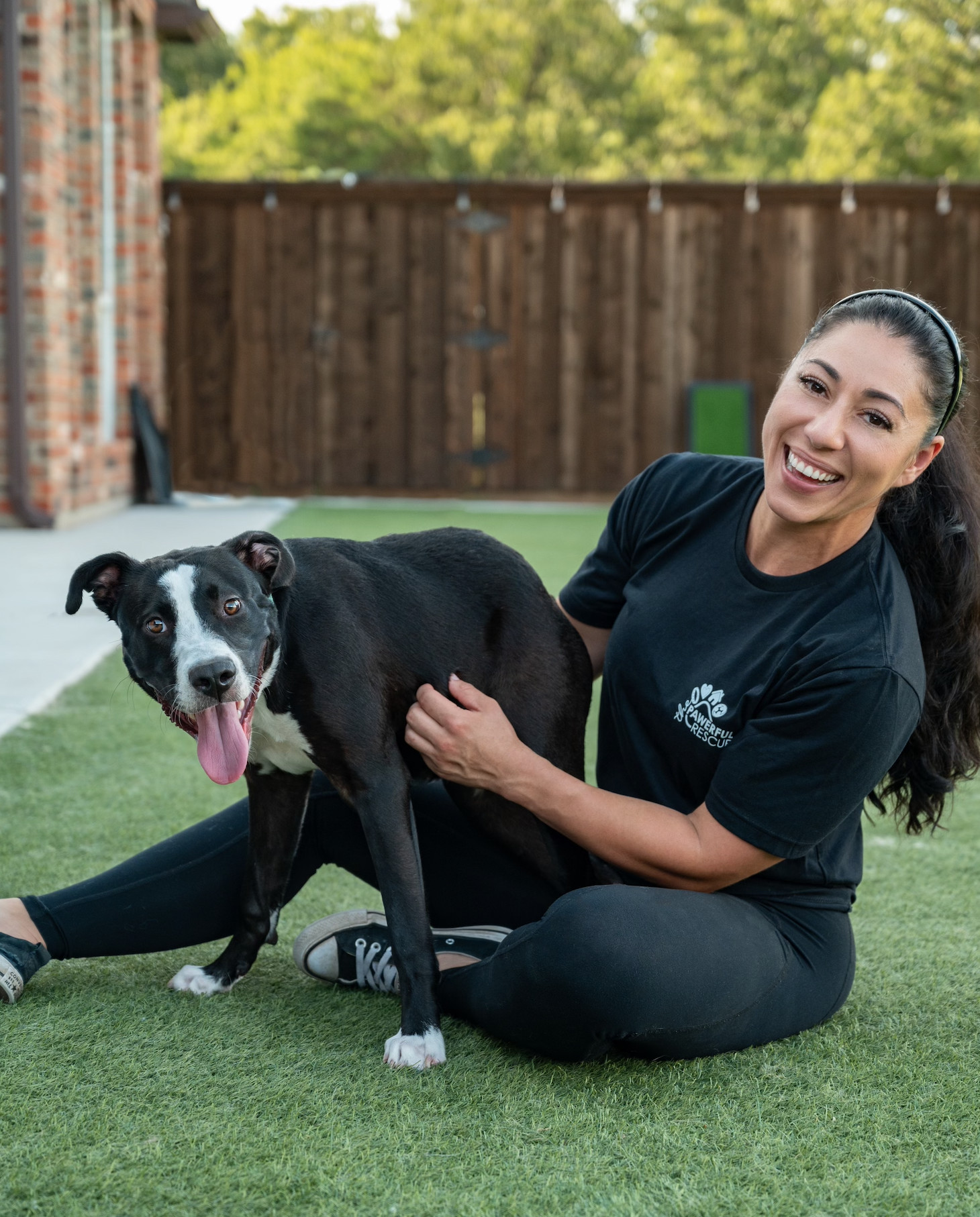 Kirby, Adoptable, Young Female Pit Bull Terrier & Black Labrador Retriever.
