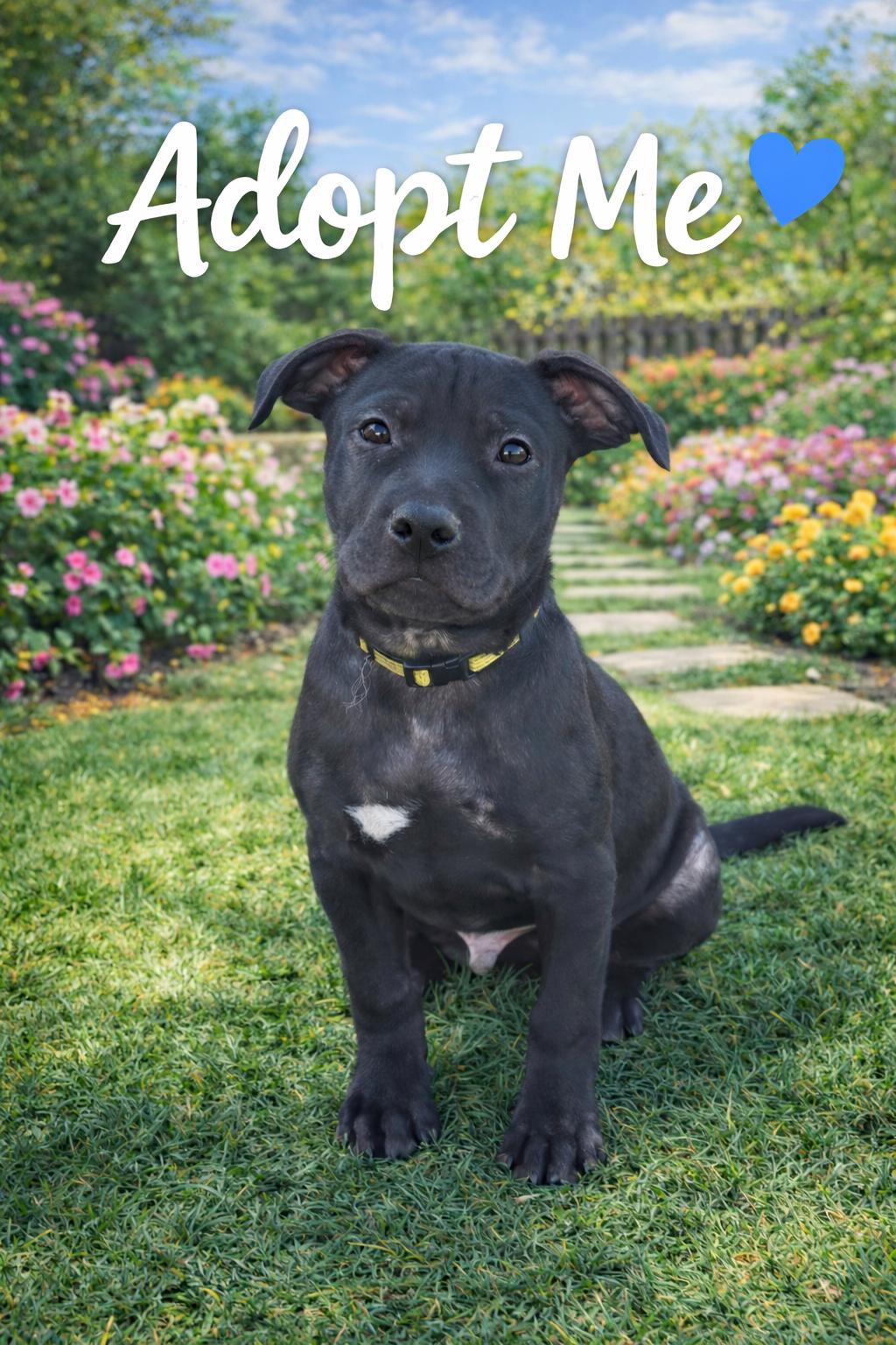 Jay, ADOPTABLE, Puppy Male Labrador Retriever & Pit Bull Terrier.