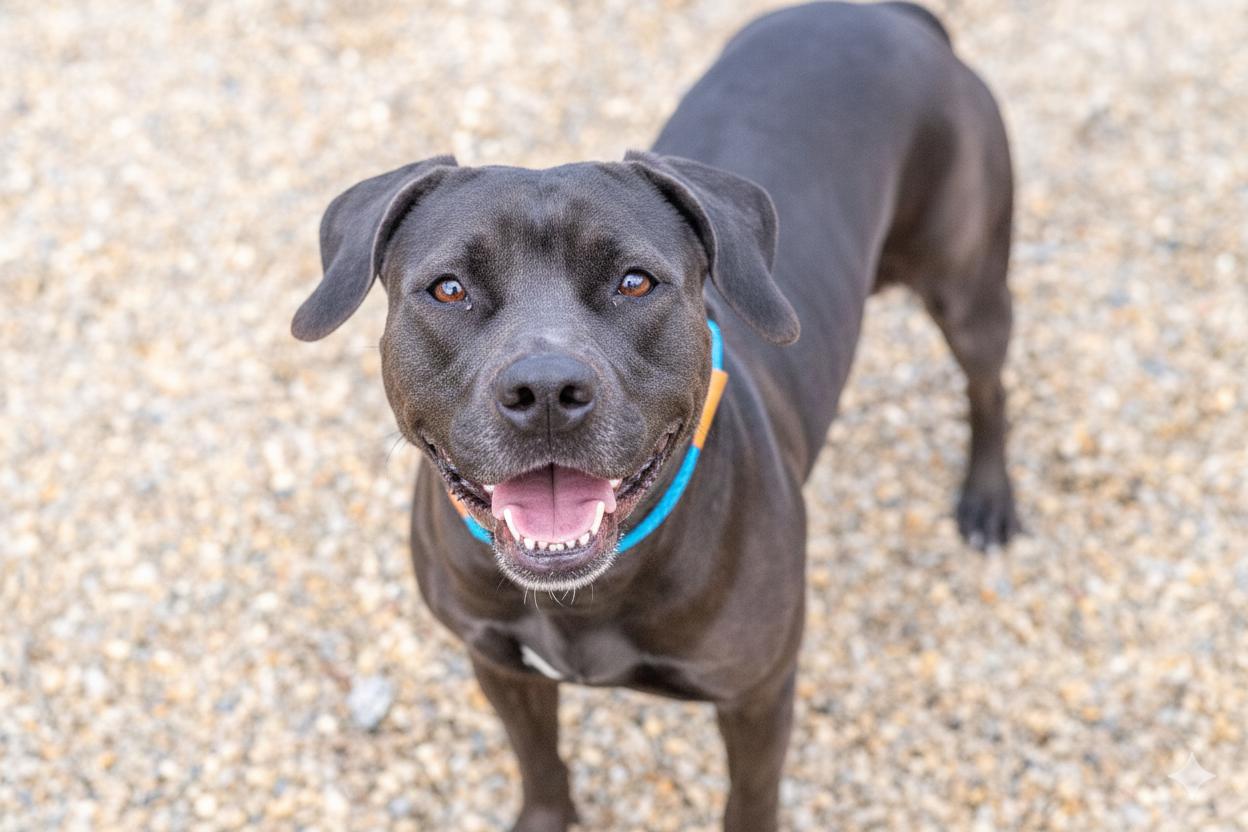 Angel, Adoptable, Adult Female Labrador Retriever & Terrier.