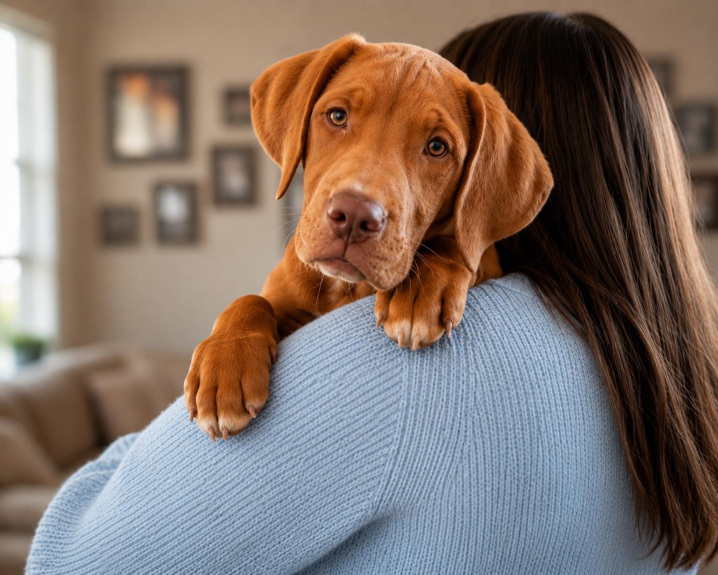 Timber, Adopted, Young Male Chocolate Labrador Retriever.