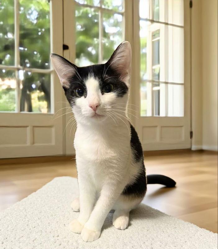 Mozzarella, Adoptable, Young Female Domestic Short Hair.
