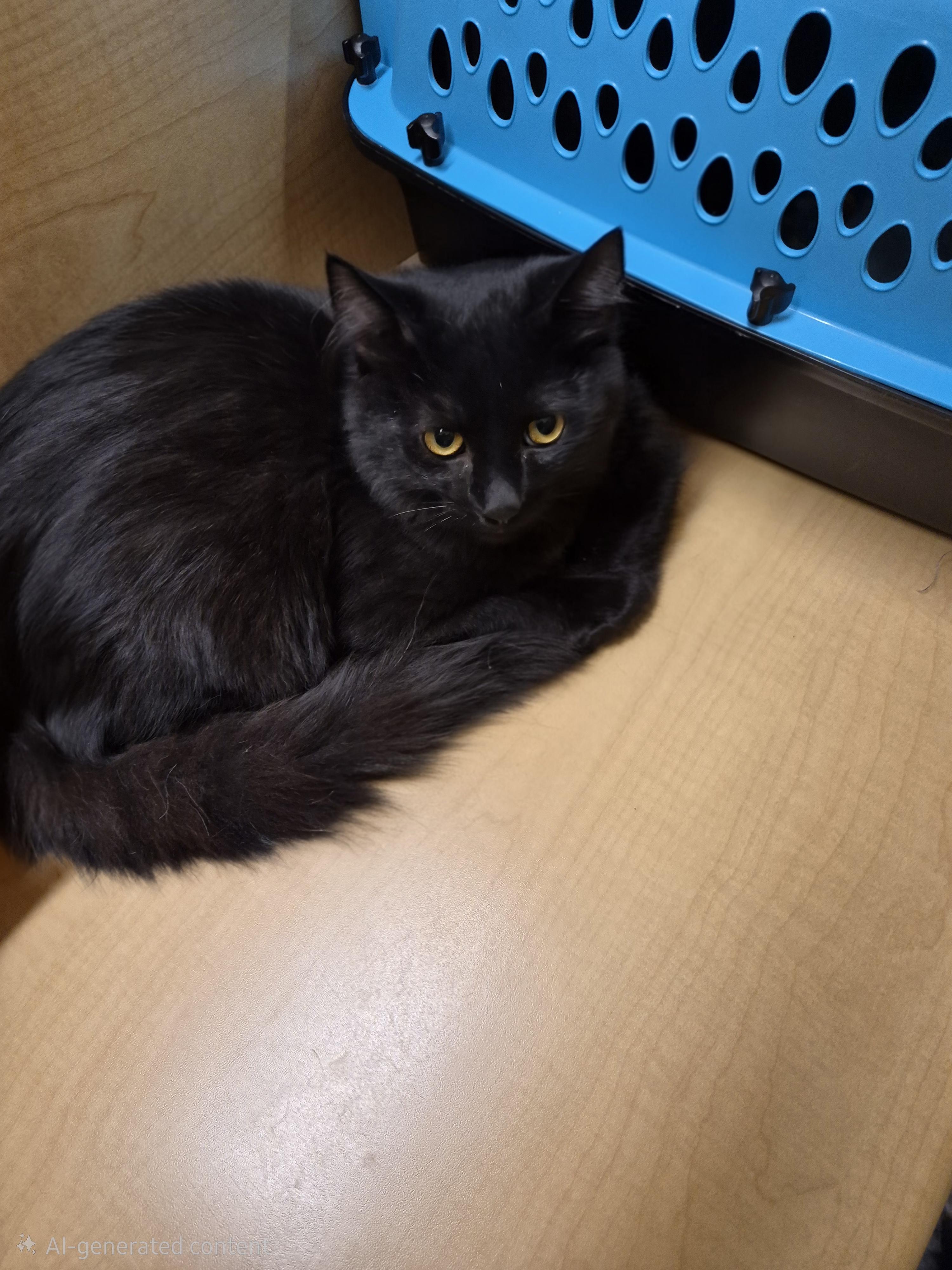 Alberto, Adoptable, Kitten Male Domestic Medium Hair.