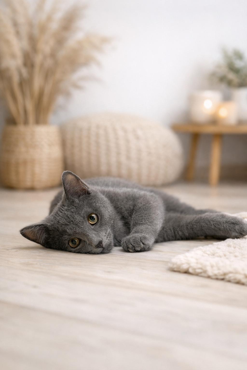 Enlarge Bluey, an adopted Russian Blue in Coal City, IL image 2/2