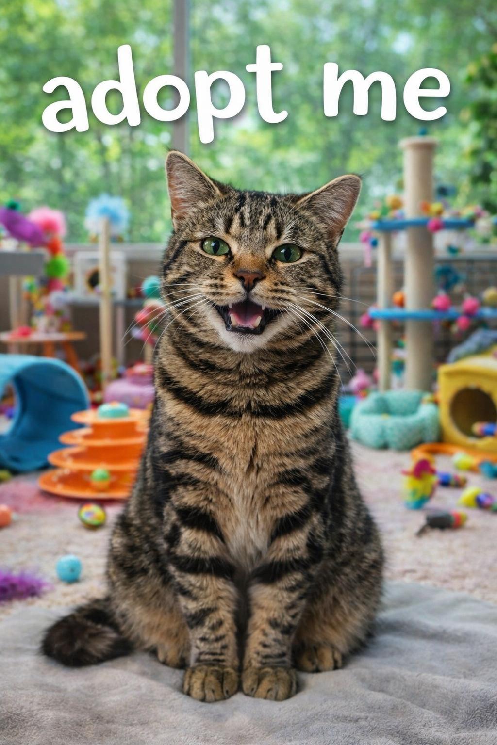 Brody Murry Baker, ADOPTABLE, Adult Male Tabby.
