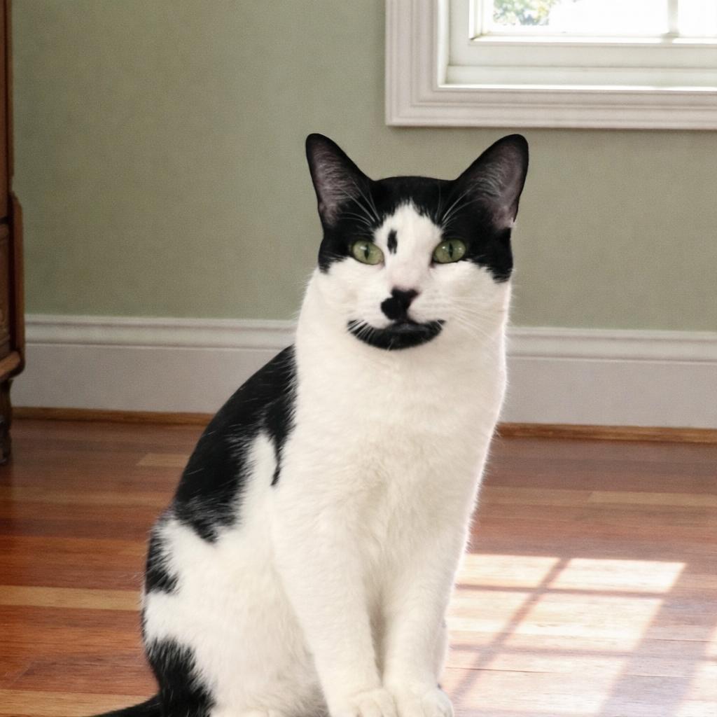 Enlarge Twylite-A Soft Spoken Tuxedo Looking for "Her" Person, a Adoptable Tuxedo in Hillsboro, TX image 6/6