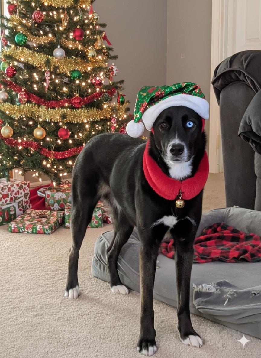 Jasper, Adoptable, Young Male Husky & Border Collie.