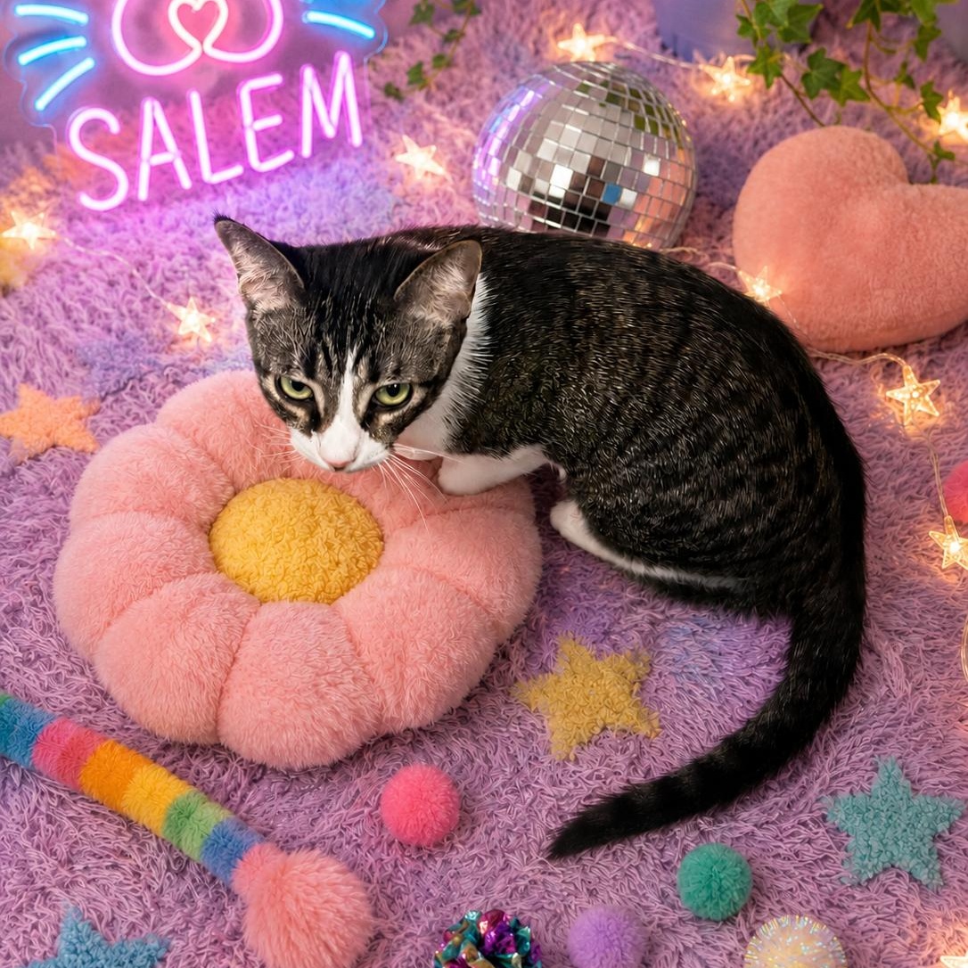 Enlarge Salem, a Adoptable Domestic Short Hair in Niagara Falls, NY image 3/6