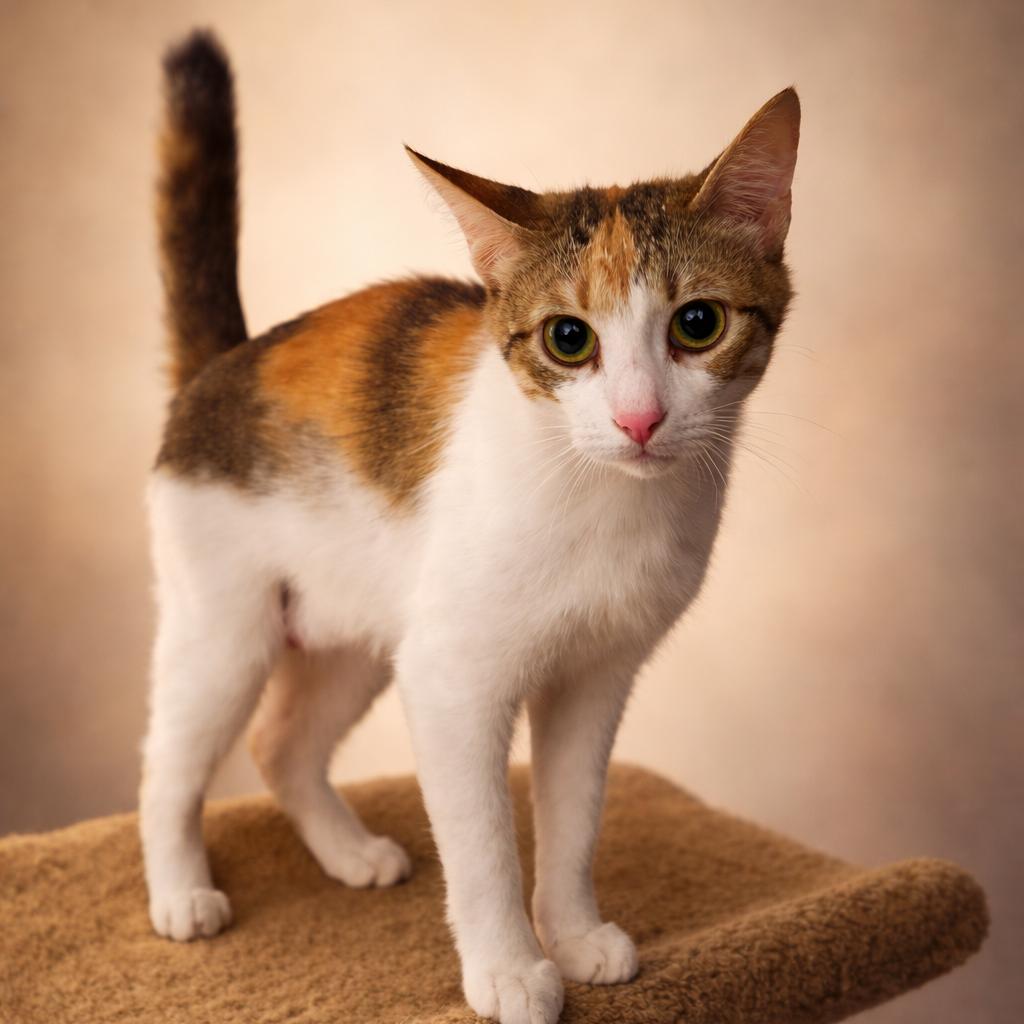Flora, Adoptable, Young Female Domestic Short Hair.